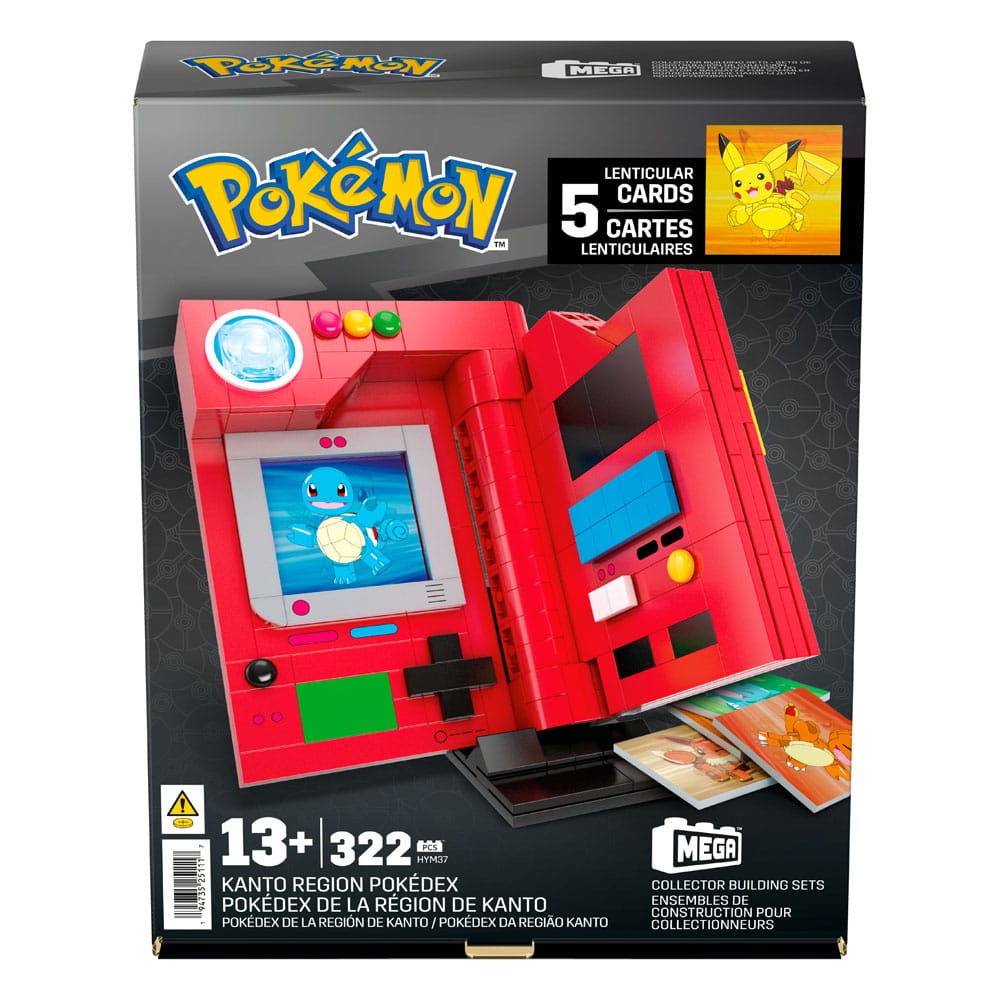 Pokemon MEGA Building Kit Kanto Region Pokedex
