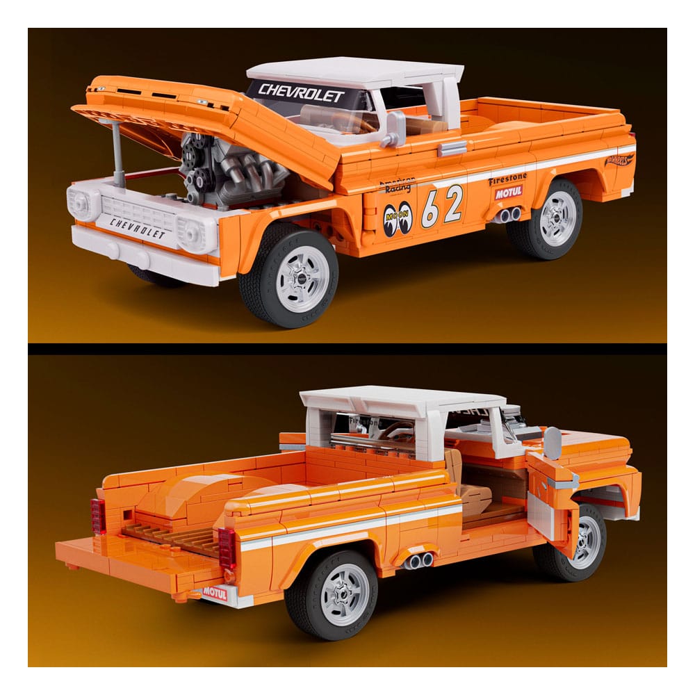 Mattel Brick Shop Hot Wheels Elite Series Building Set 1/16 Custom '62 Chevy Pickup