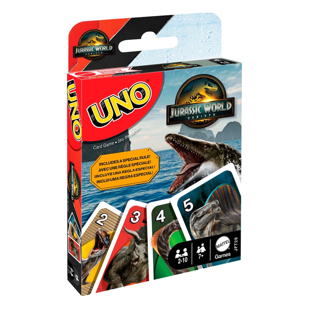 Jurassic World Rebirth UNO Card Game P049385