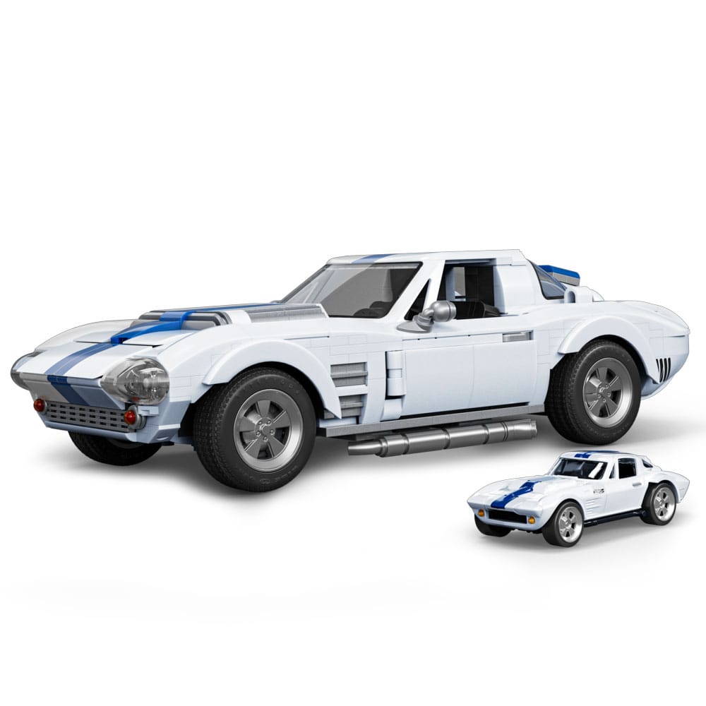 Mattel Brick Shop Hot Wheels Elite Series Building Set 1/16 Corvette Grand Sport P049413