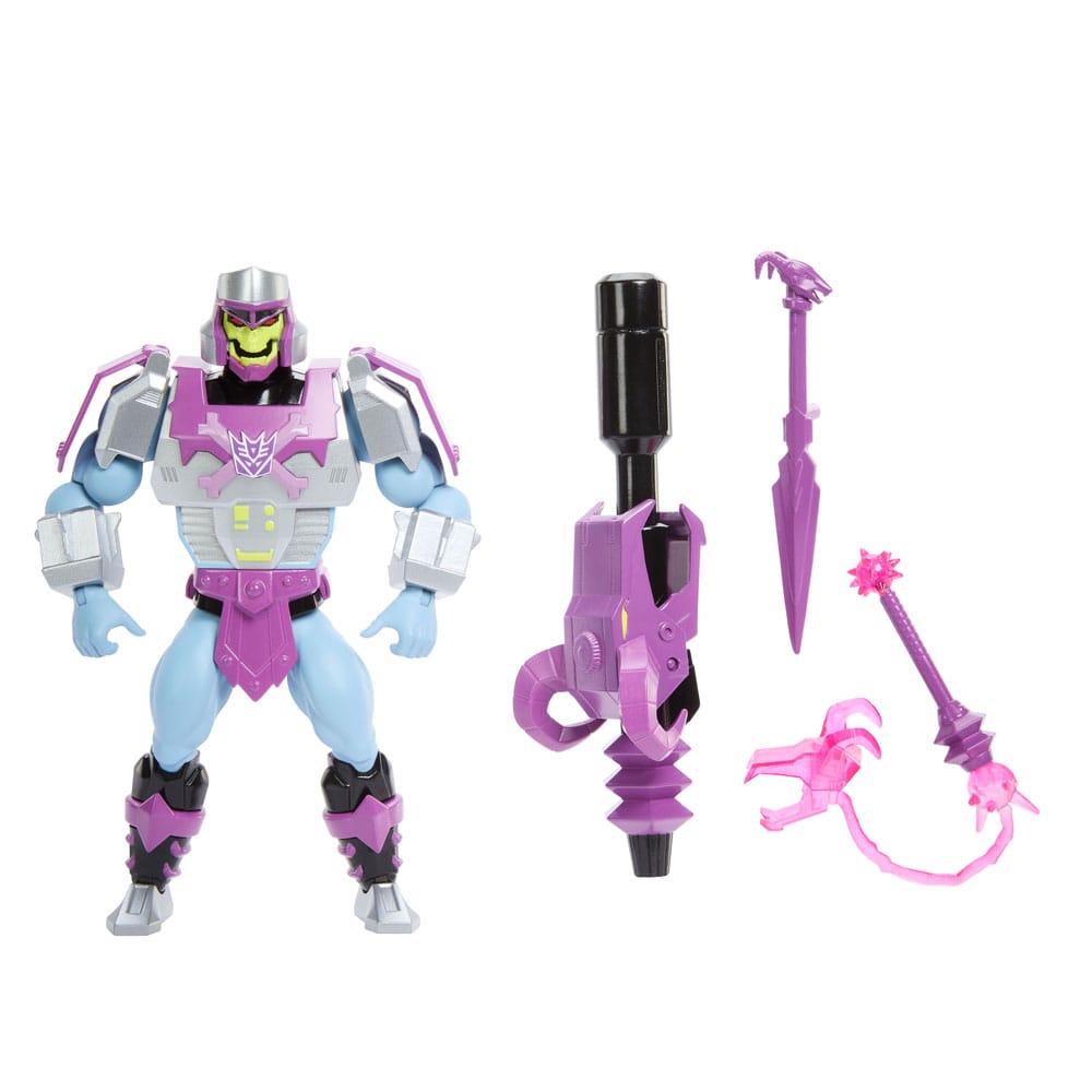 Masters of the Universe x Transformers Action Figure Megatron Armor Skeletor heo European Exclusive 14 cm