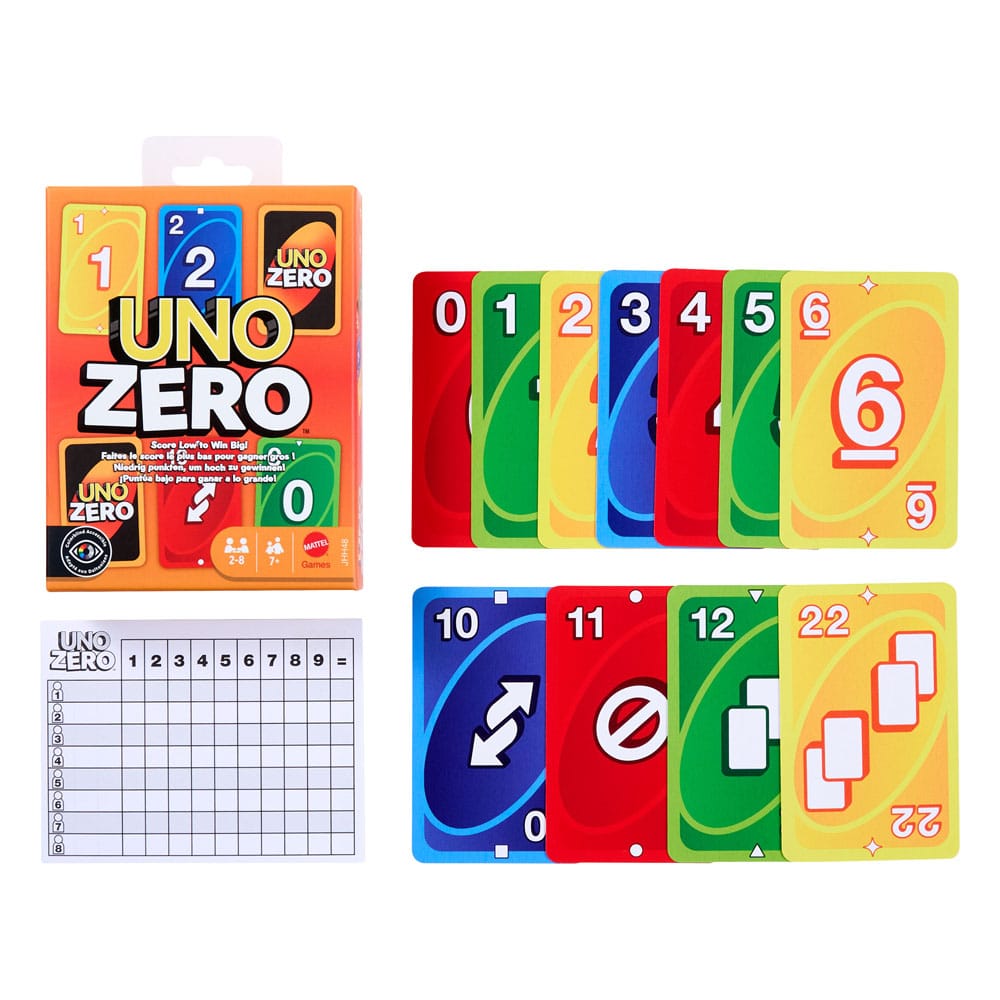 UNO Zero Card Game P049416