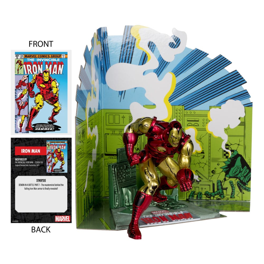 MARVEL PVC STATUE 1/10 IRON MAN (THE INVINCIBLE IRON MAN #126) 11 CM P049546