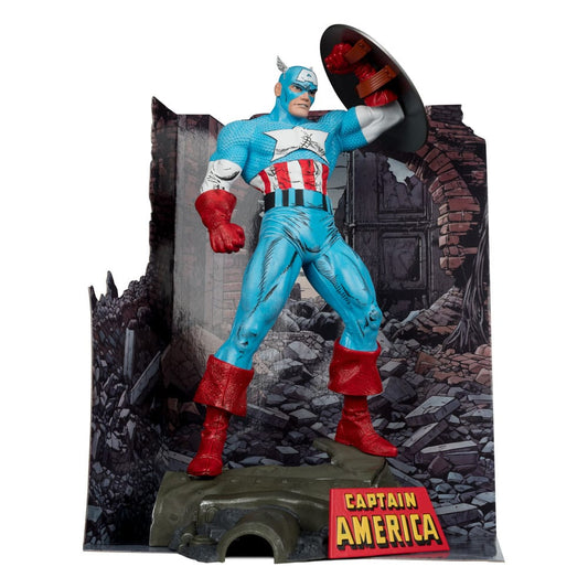Hot Deals Marvel PVC Statue 1/6 Captain America (The Amazing Spider-Man #323) 28 P049550