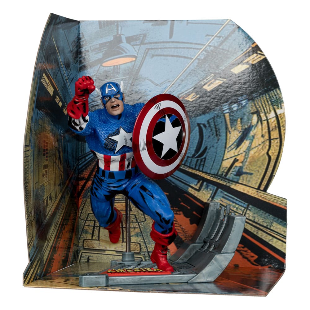 Marvel Collection PVC Statue 1/10 Captain America (Captain America #100) 12 cm P049552