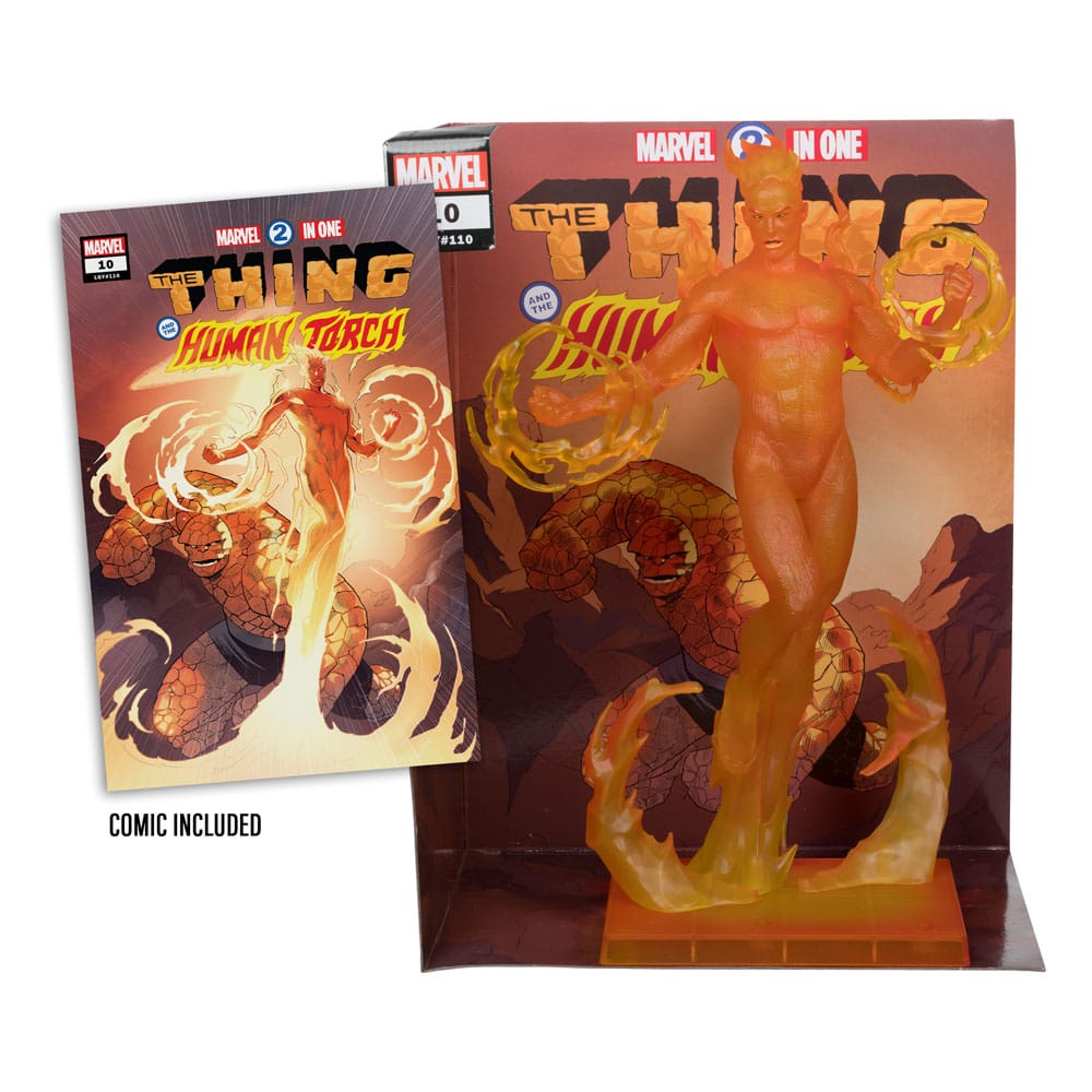 Marvel Collection PVC Statue 1/6 Human Torch (Marvel 2 in 1 #10) 29 cm P049581