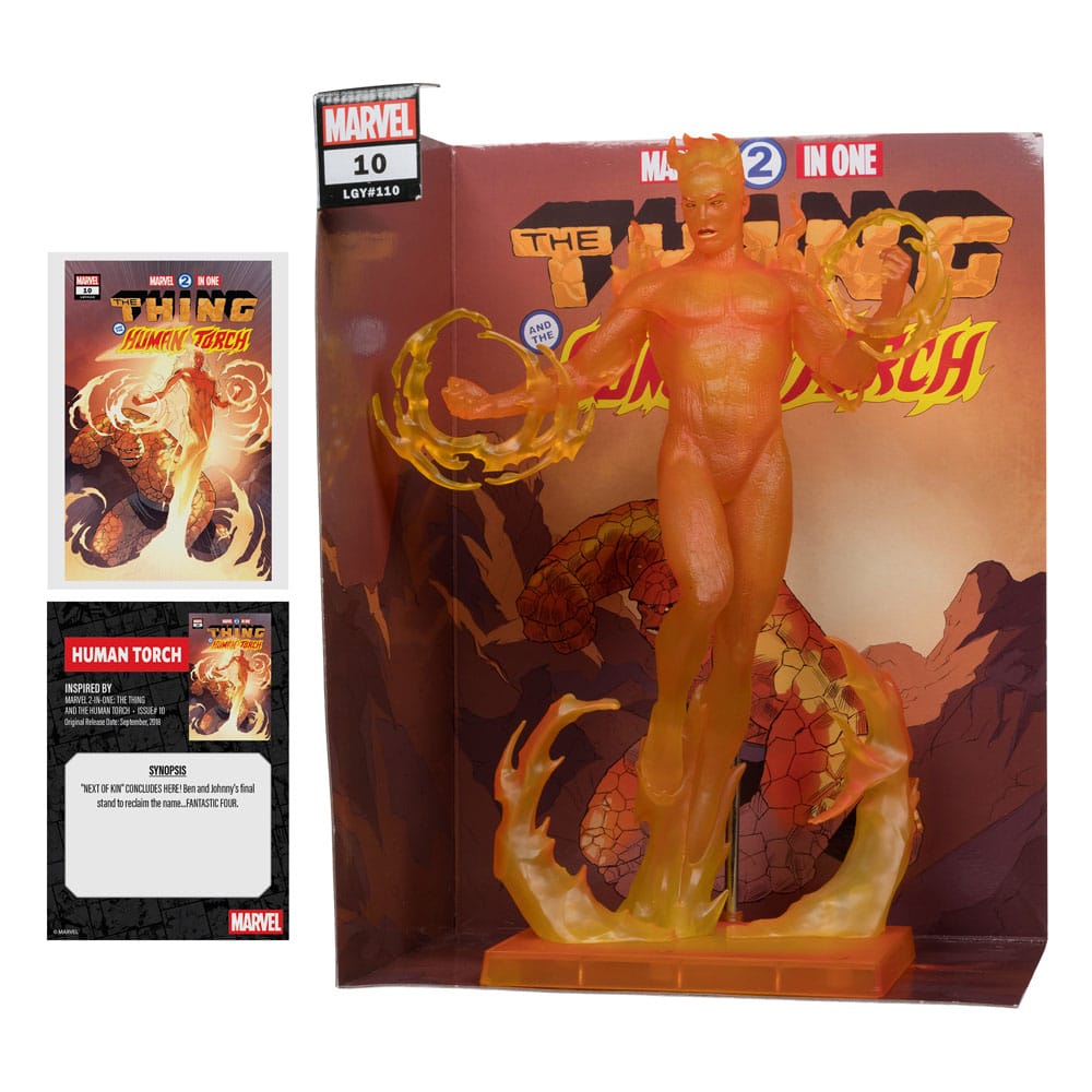 Marvel Collection PVC Statue 1/6 Human Torch (Marvel 2 in 1 #10) 29 cm P049581