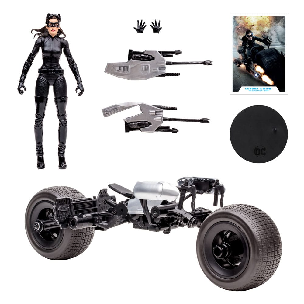 DC Multiverse Vehicle Batpod with Catwoman (The Dark Knight Rises) P049617