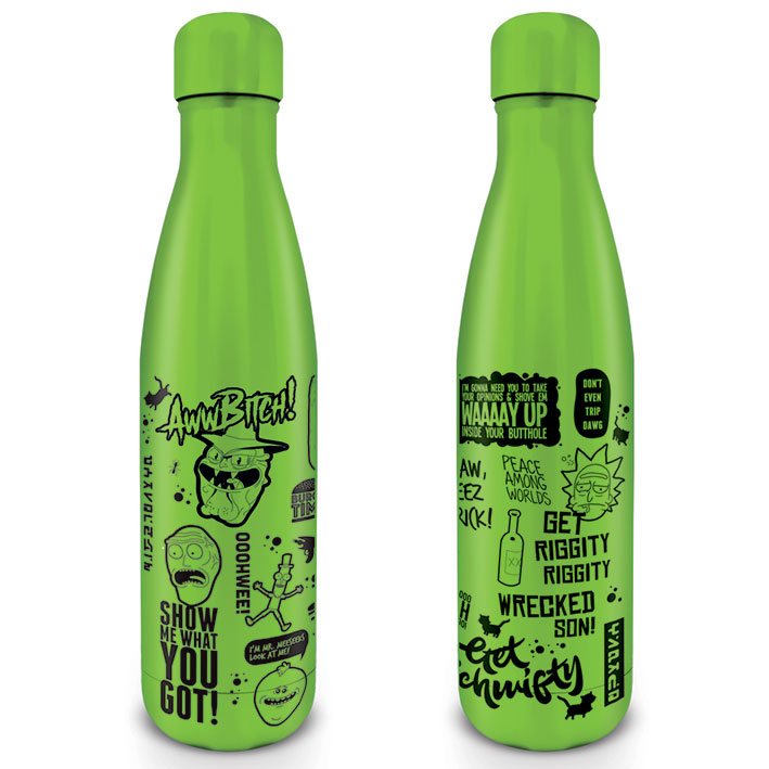 Rick and Morty Drink Bottle Quotes P049883