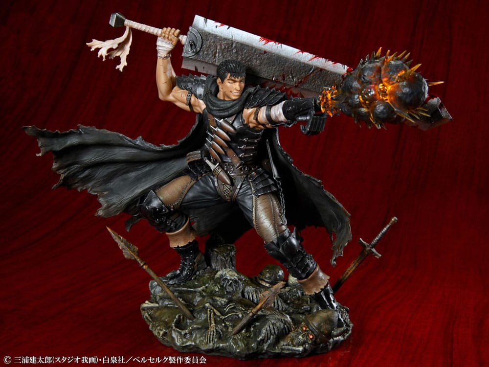 Berserk PVC Statue 1/7 Guts Black Swordsman Ver. 26 cm P049907