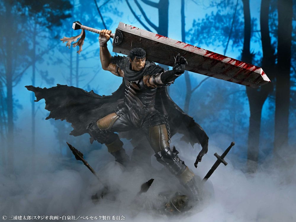 Berserk PVC Statue 1/7 Guts Black Swordsman Ver. 26 cm P049907