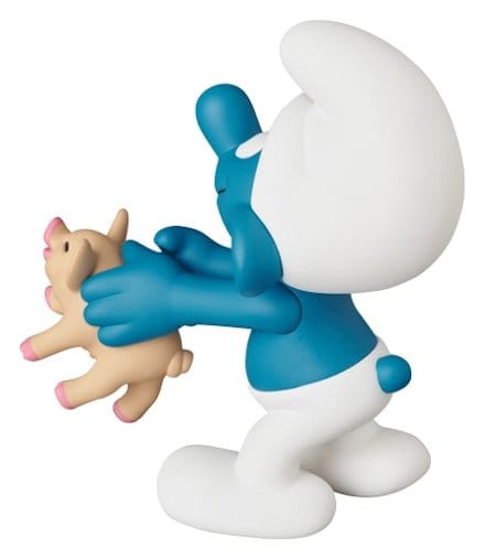 The Smurfs UDF Mini Figure Smurf with Pig 8 cm P076076
