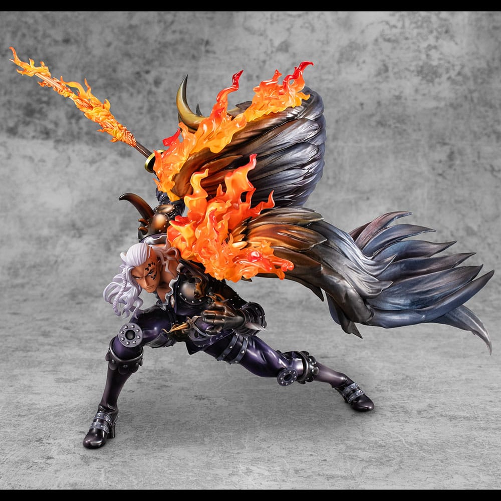 One Piece Portrait Of Pirates WA-MAXIMUM PVC Statue Beasts Pirates All-Stars King 33 cm P050083