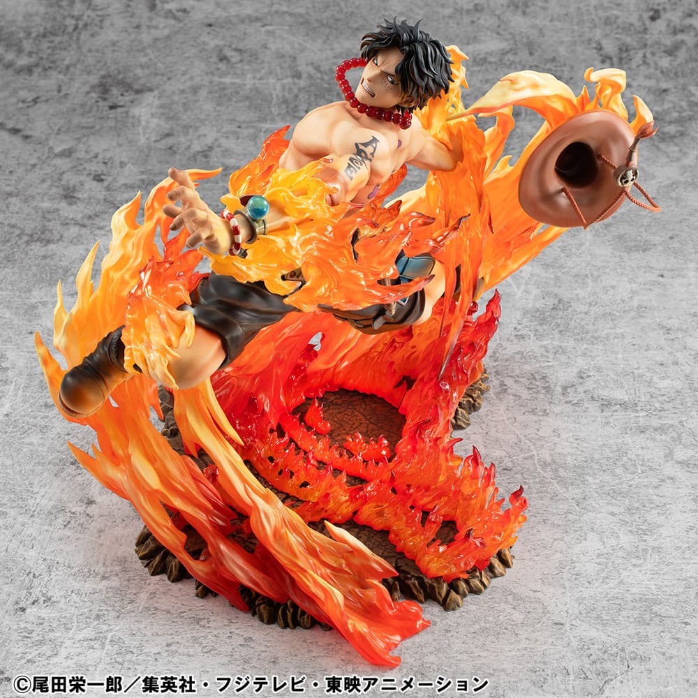 One Piece P.O.P NEO-Maximum PVC Statue Portgas D. Ace 15th Anniversary Super Limited Reprint Ver. 23 cm P050094