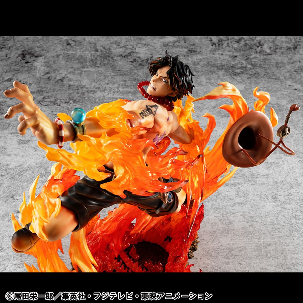 One Piece P.O.P NEO-Maximum PVC Statue Portgas D. Ace 15th Anniversary Super Limited Reprint Ver. 23 cm P050094