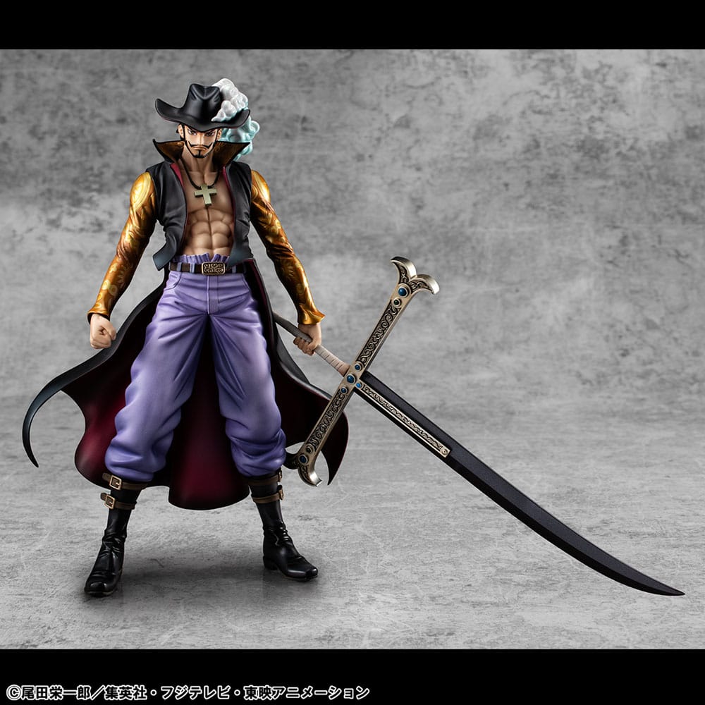 One Piece P.O.P SA-MAXIMUM PVC Statue Hawk Eye Dracule Mihawk Ver. R 29 cm P065069