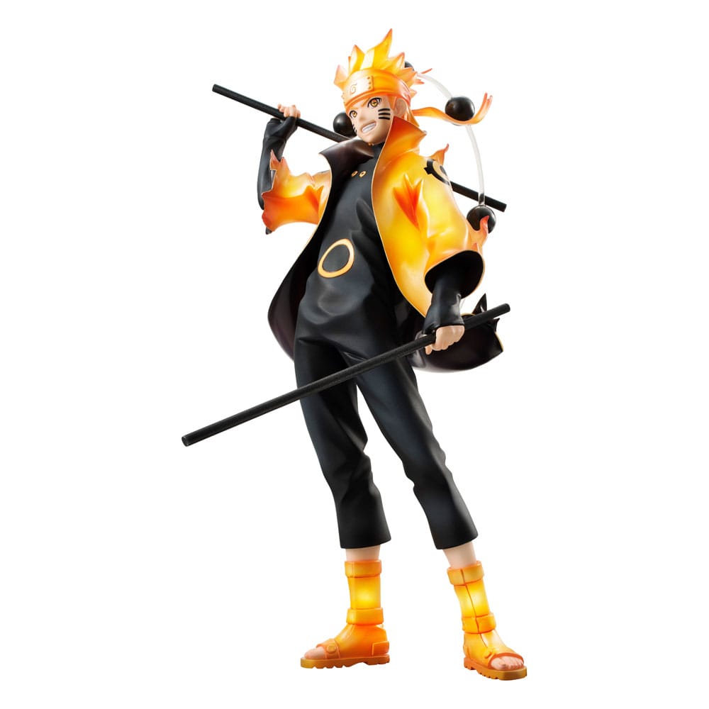 Naruto Shippuden G.E.M. Series PVC Statue Naruto Uzumaki Six Paths Sage Mode 15th Anniversary Ver. 22 cm P050193