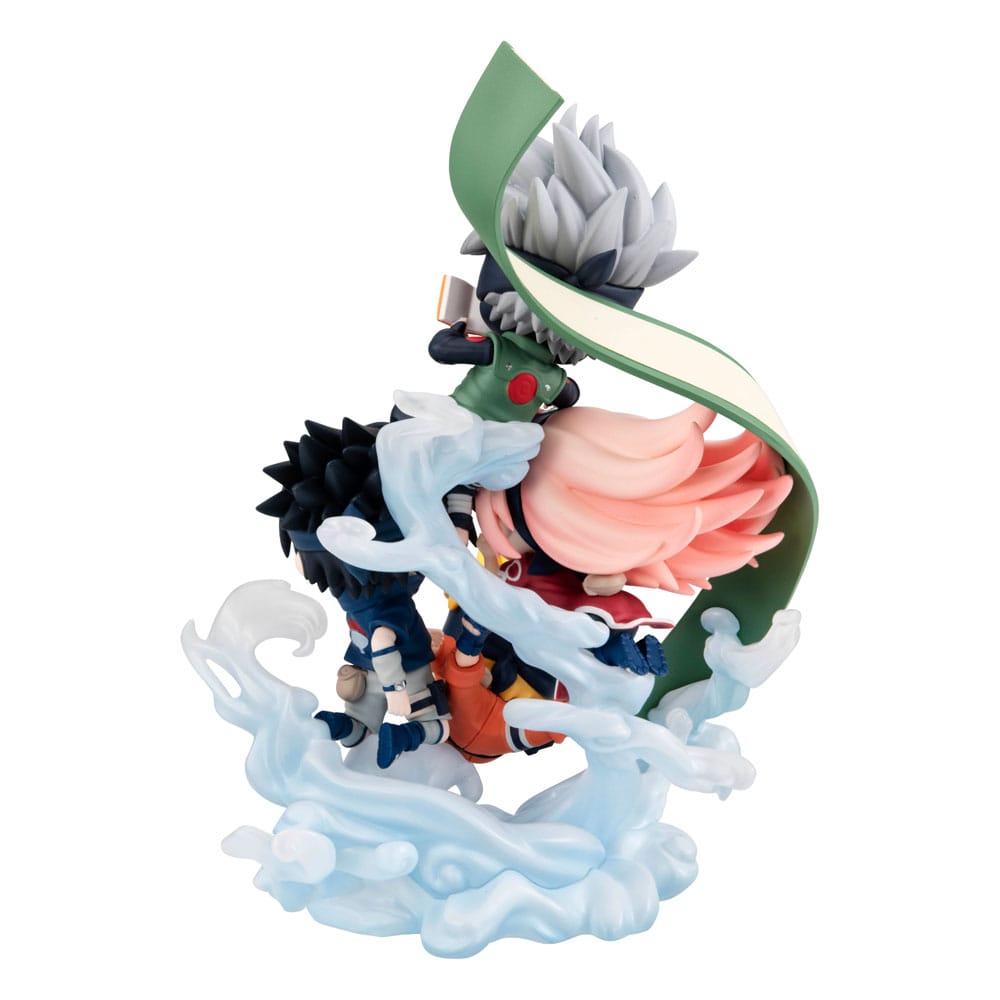 NARUTO SHIPPUDEN FIGUNITY PVC MINI STATUE GATHER HERE, TEAM 7 13 CM