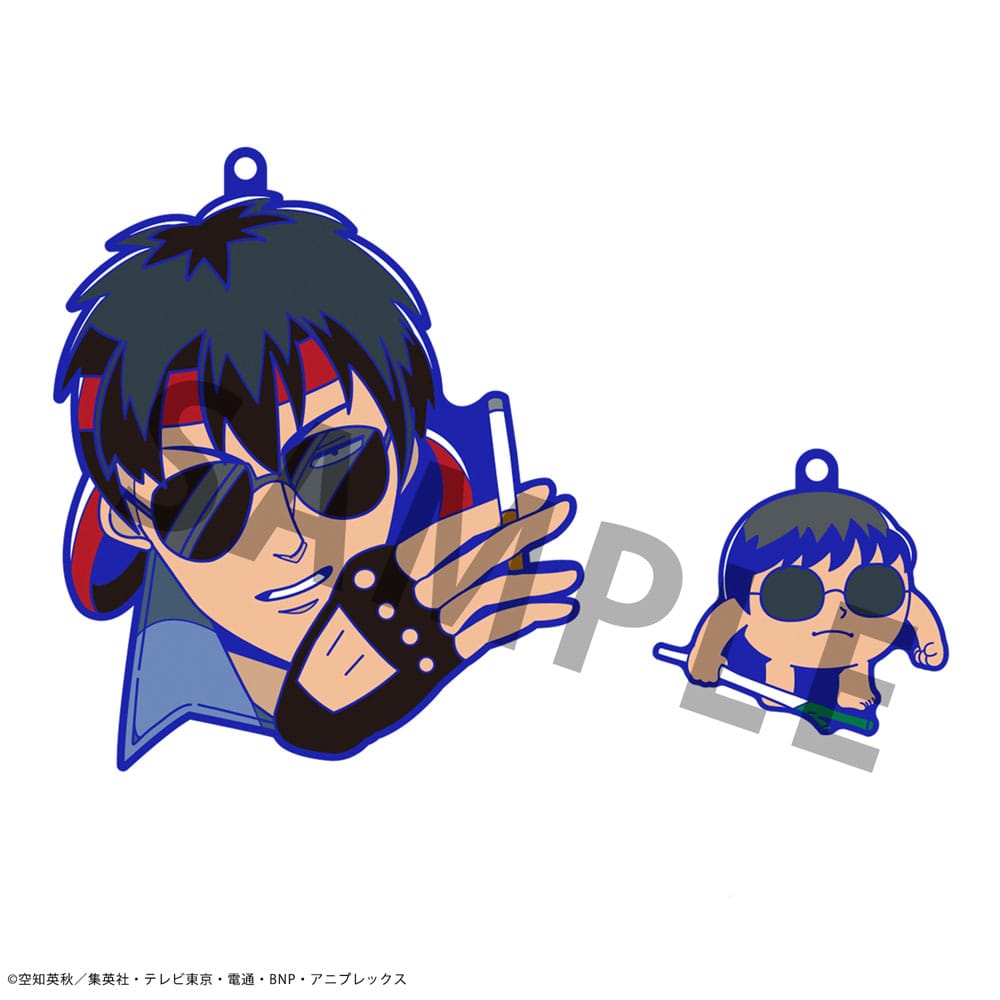 Gintama x Okawabukubu Rubber Mascot Buddycolle Rubber Charms Gintama Oshanti 7 cm Assortment (8) P050283