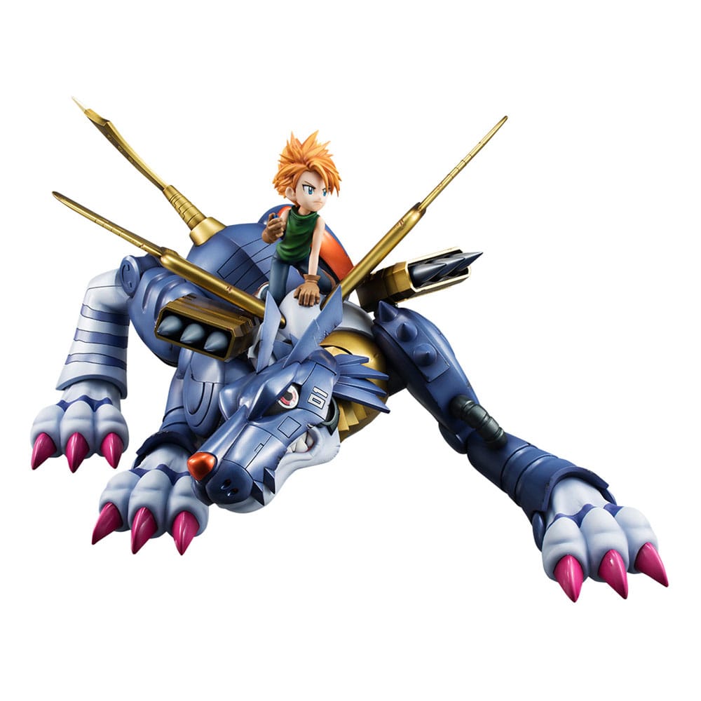 Digimon Adventure Precious G.E.M. Series PVC Statue Metal Garurumon & Ishida Yamato 30 cm P050343