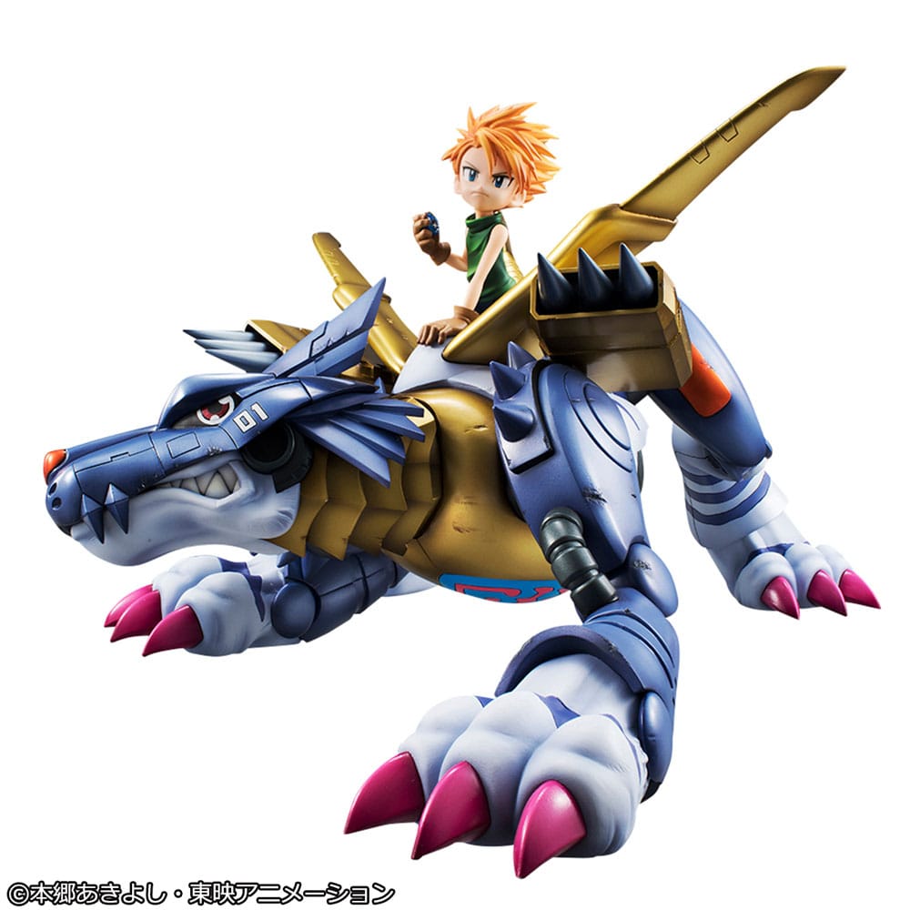 Digimon Adventure Precious G.E.M. Series PVC Statue Metal Garurumon & Ishida Yamato 30 cm P050343