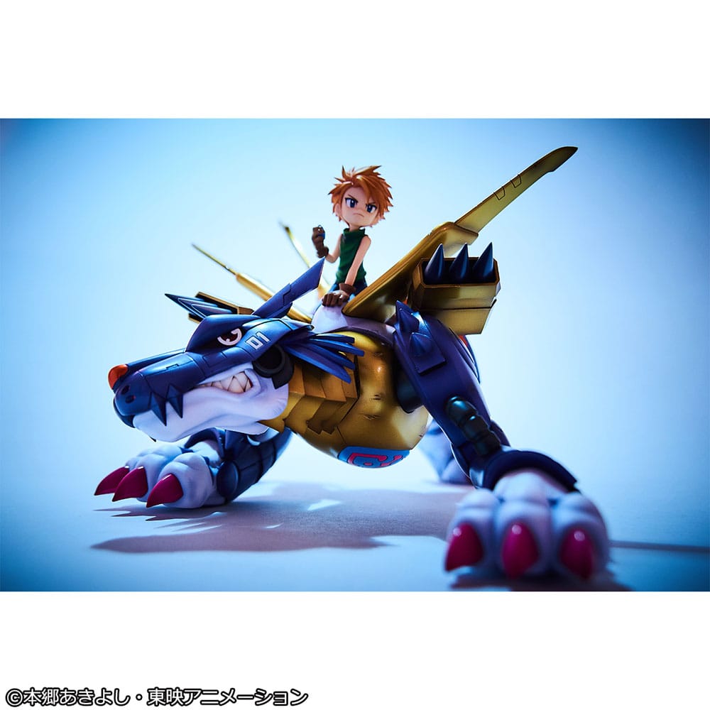 Digimon Adventure Precious G.E.M. Series PVC Statue Metal Garurumon & Ishida Yamato 30 cm P050343