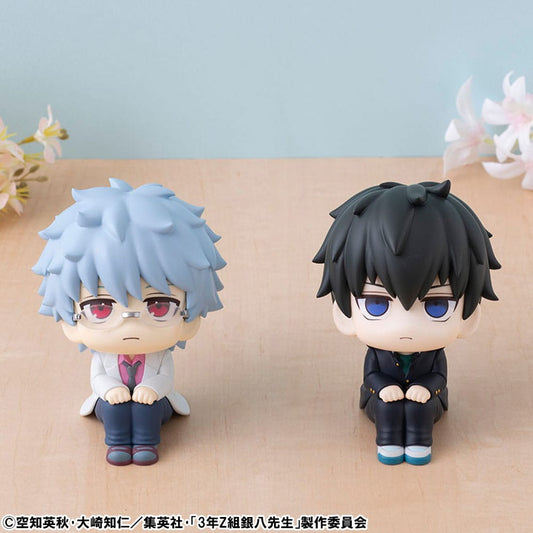 3-Z Ginpachi Sensei Look Up PVC Statue Ginpachi Sakata & Toshiro Hijikata Set (with gift) 11 cm P050511