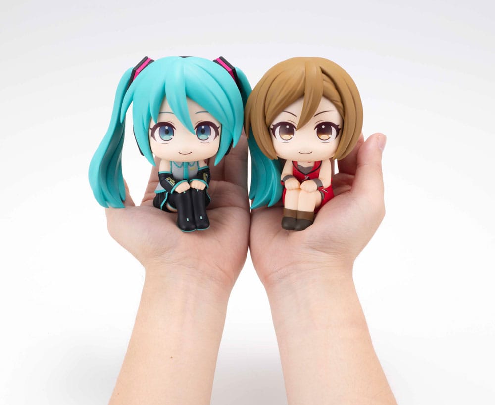 Character Vocal Series Look Up PVC Statue Hatsune Miku & Meiko Set (with gift) 11 cm P050522