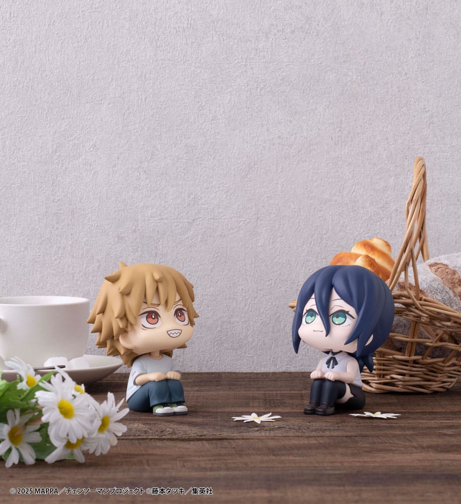 Chainsaw Man The Movie: Reze Arc Look Up PVC Statues Denji & Reze Set (with gift) 11 cm P065084