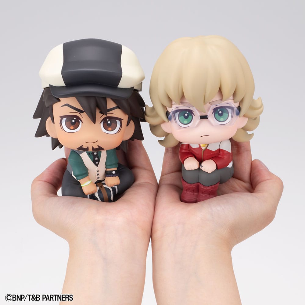 Tiger & Bunny Look Up PVC Statues Kaburagi T Kotetsu & Barnaby Brooks Jr. Set (with gift) 11 cm P065090