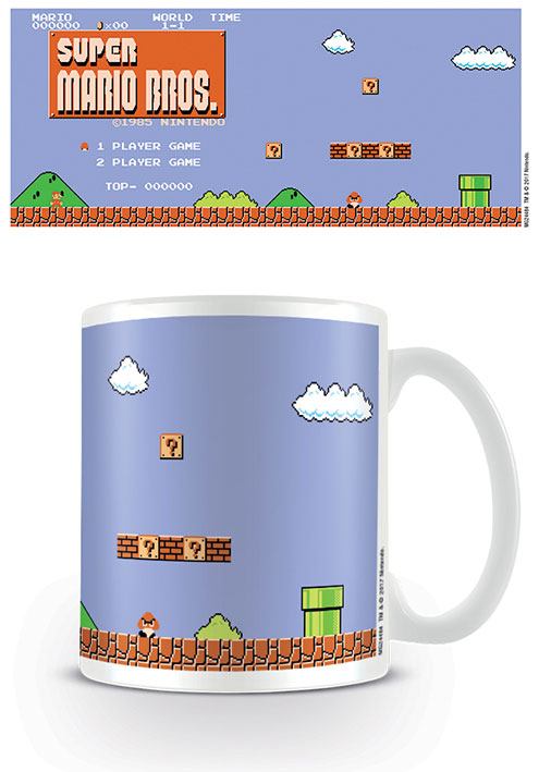 Super Mario Bros. Mug Retro Title P050681