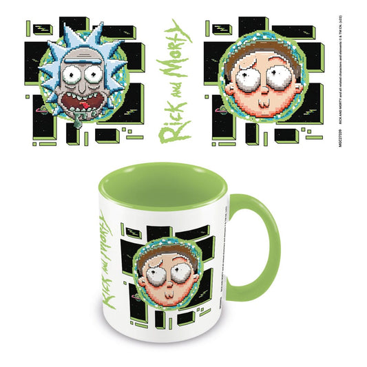 Rick and Morty Mug Pixel Breakout P050757