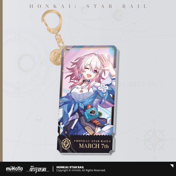 Honkai: Star Rail Character Acrylic Keychain March 7th 9 cm P050808