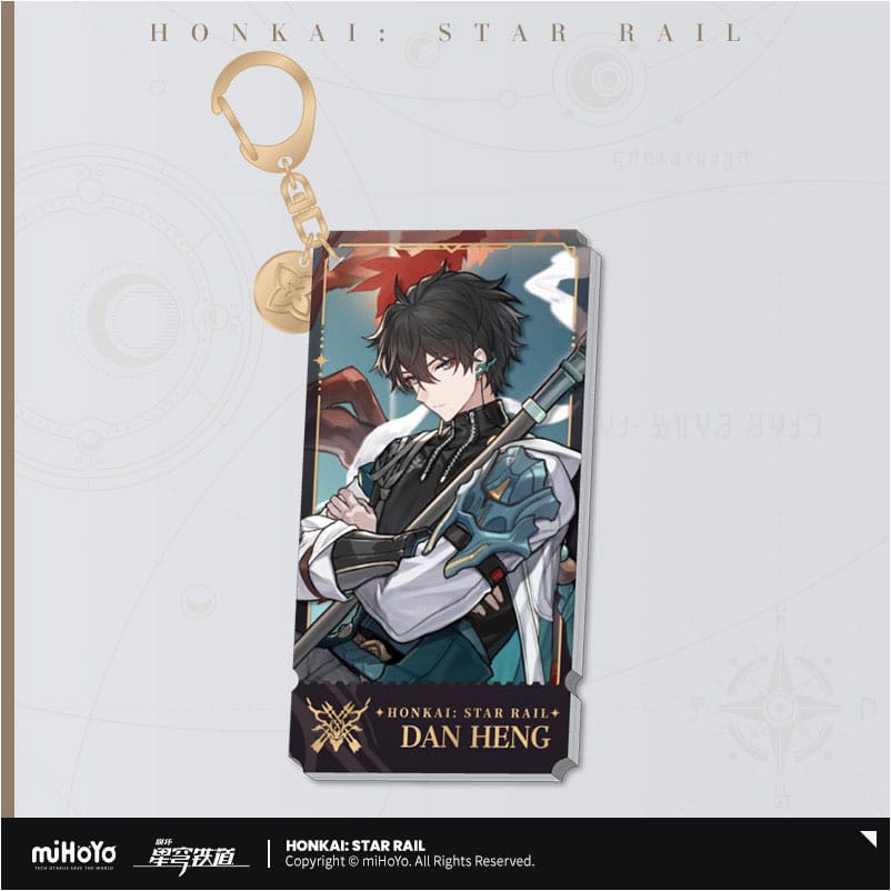 Honkai: Star Rail Character Acrylic Keychain Dan Heng 9 cm P050809