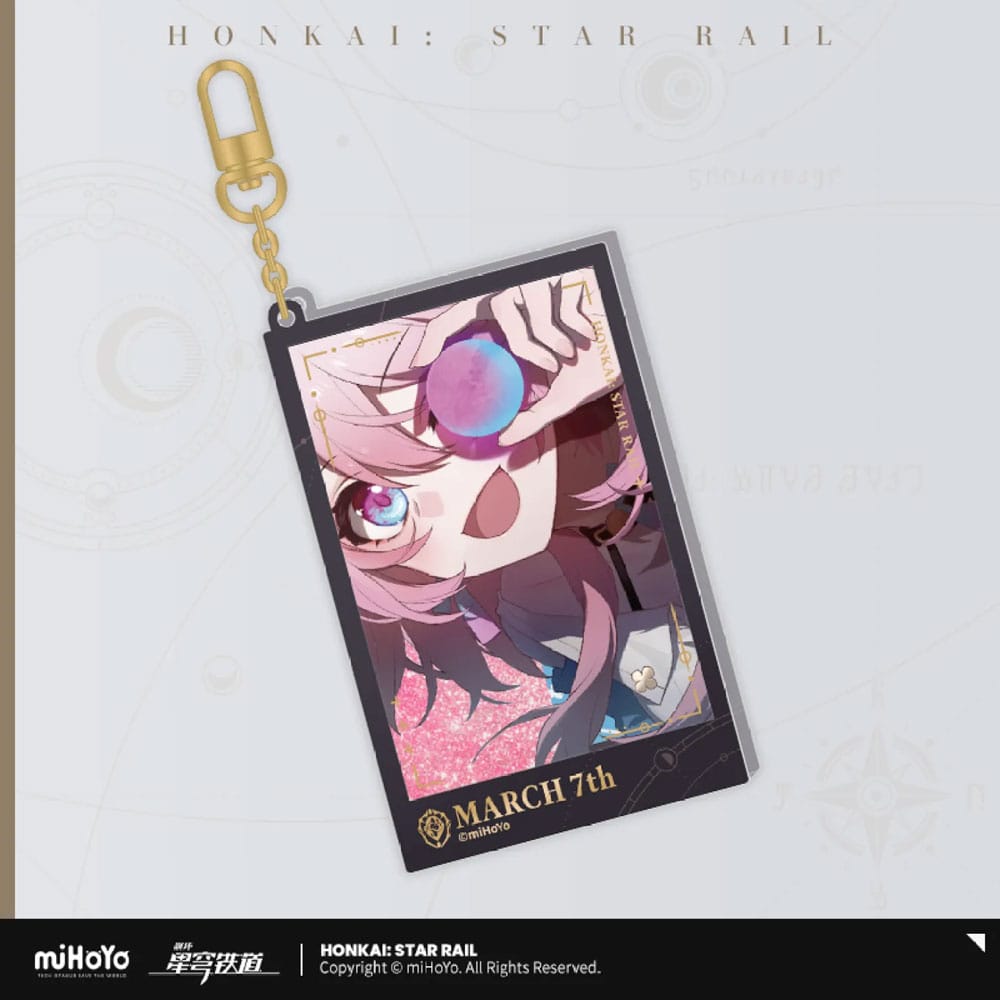 Honkai: Star Rail Countdown Departure Series Acrylic Keychain March 7th Glitter 9 cm P050868