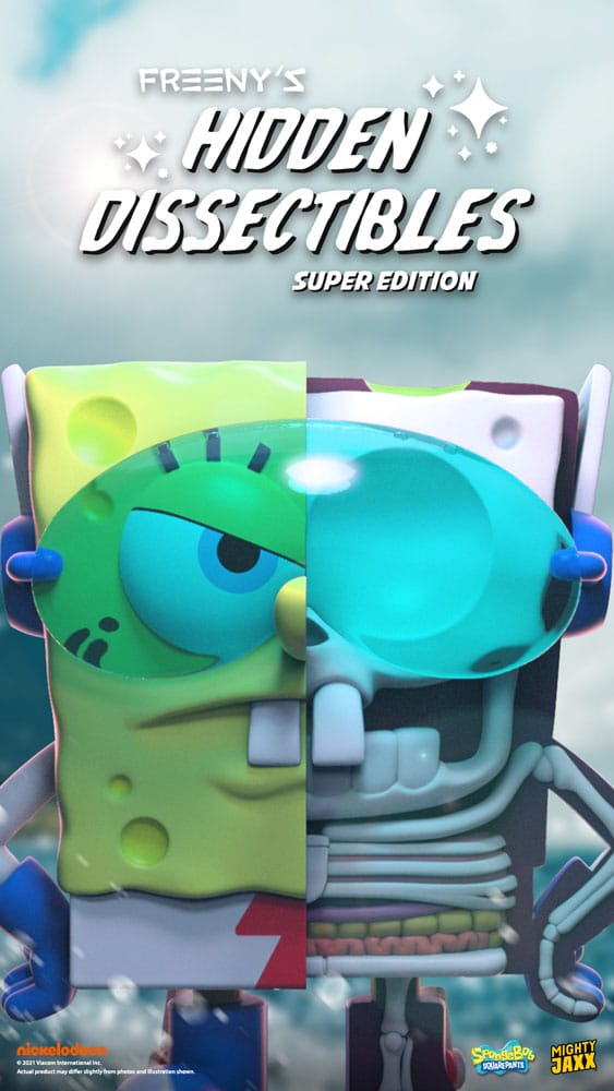 Spongebob Squarepants Blind Box Hidden Dissectibles Series 04 (Super ed.) Display (12) P051113