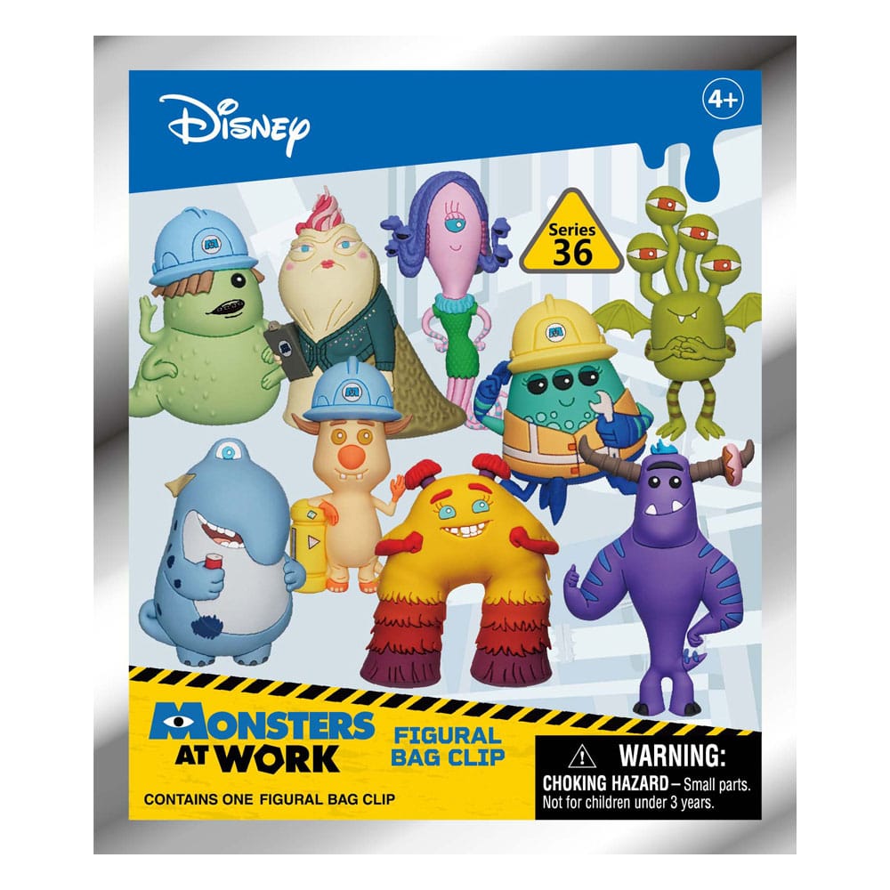 Monsters, Inc. 3D PVC Bag Clips Series 36 Display (24)