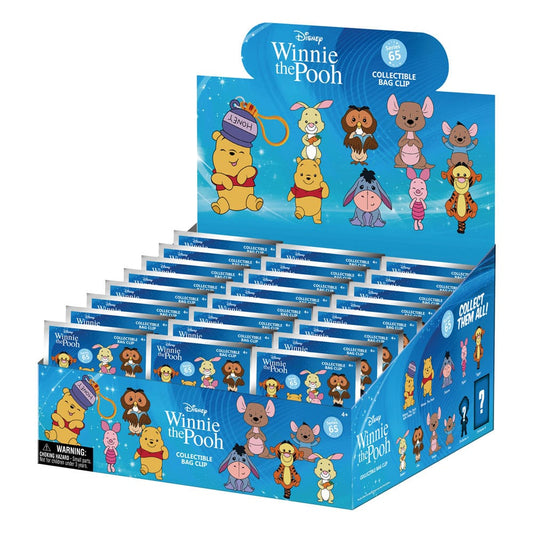 Winnie the Pooh 3D Foam Bag Clips Series 2 Display (24) P051184