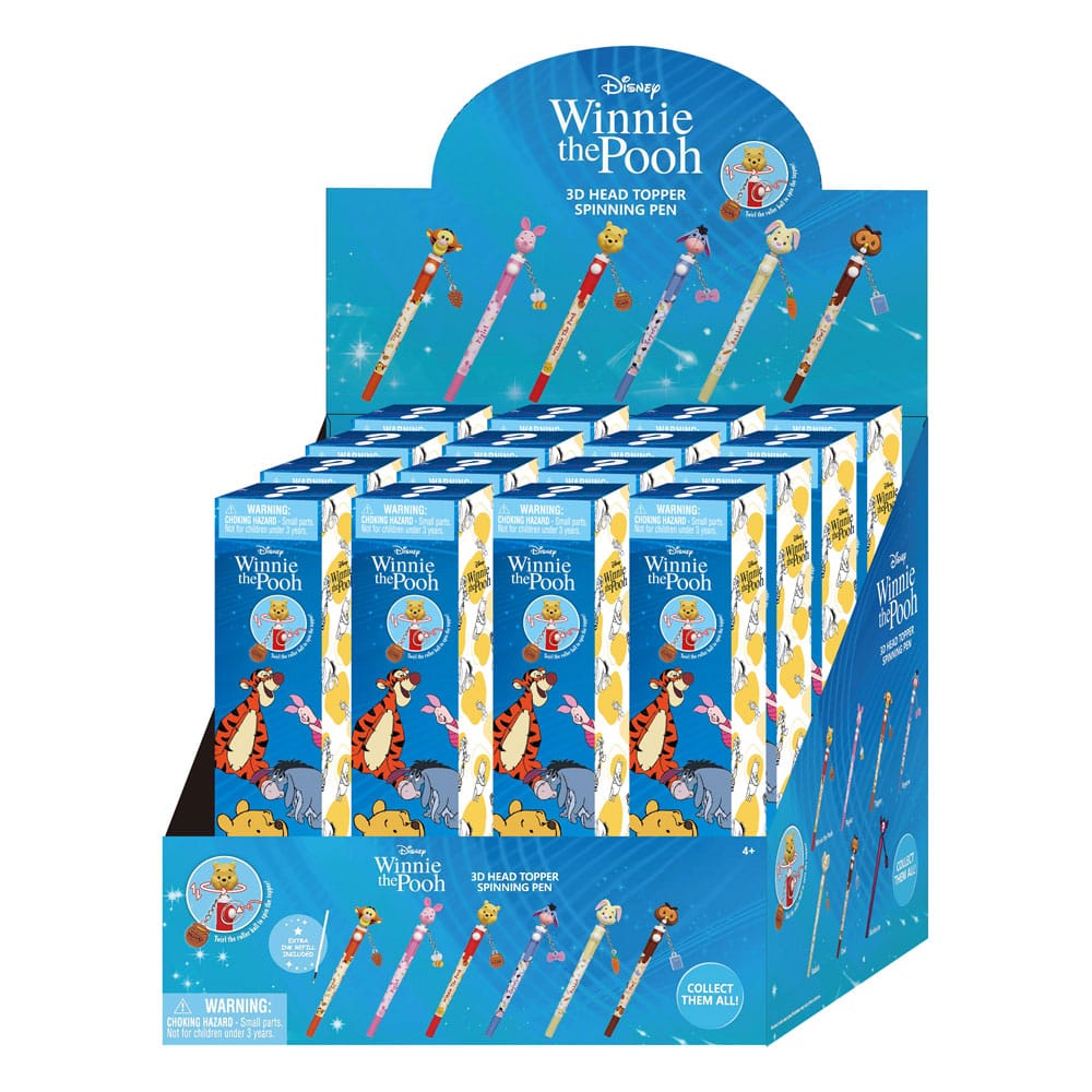Winnie-the-Pooh 3D Head Topper Spinning Pen P051185