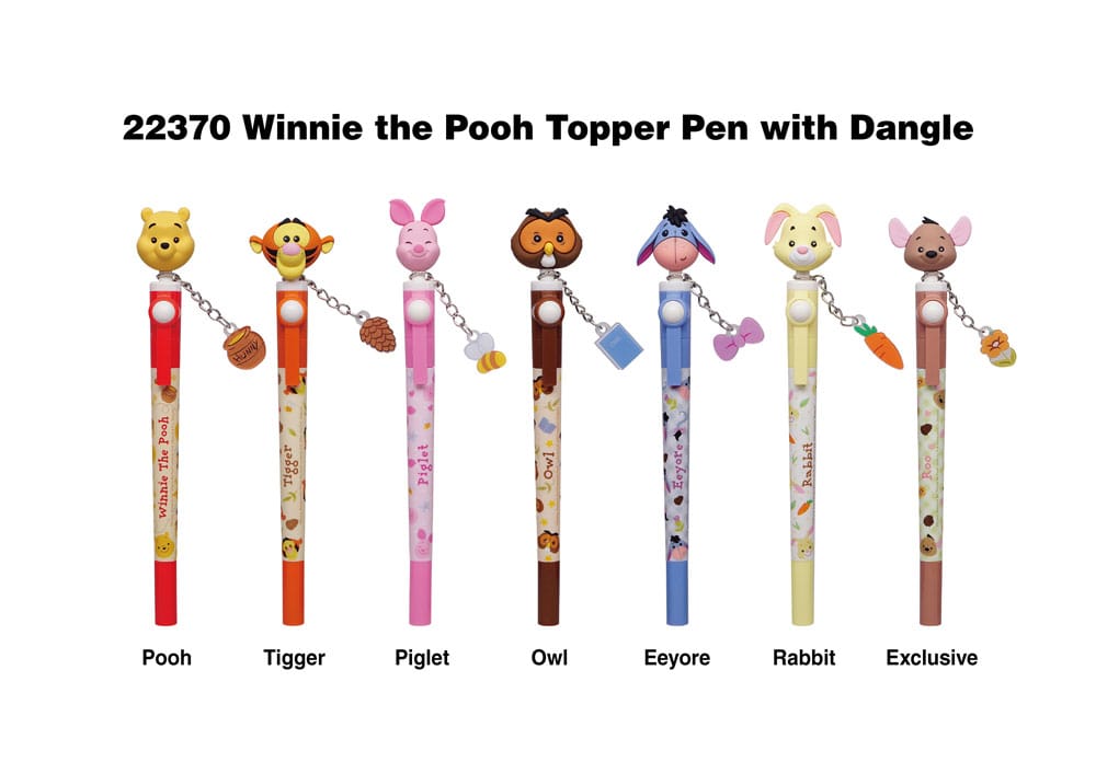 Winnie-the-Pooh 3D Head Topper Spinning Pen P051185