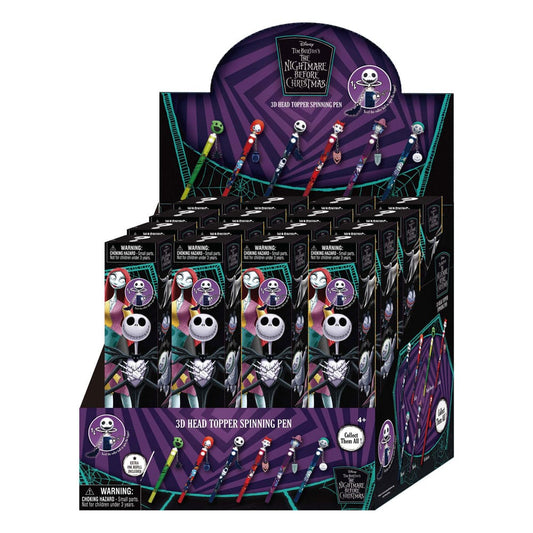 Nightmare before Christmas pen 3D Head Topper Spinning Pen P051207