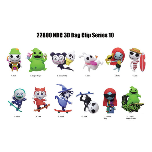 The Nightmare Before Christmas PVC Bag Clips Series 10 Display (24) P051208