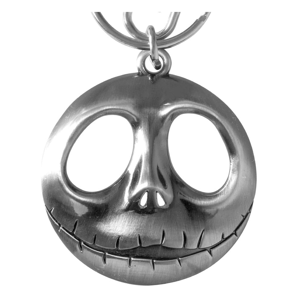 Nightmare before Christmas Metal Keychain Jack Head with Bow P067700