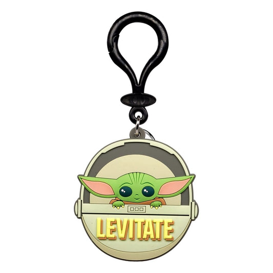 Star Wars Soft Touch PVC Bag Clip Baby Yoda Levitate P065963