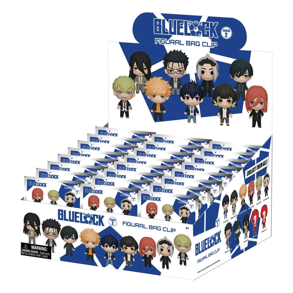 Blue Lock 3D Foam Bag Clips Series 2 Display (24) P065967