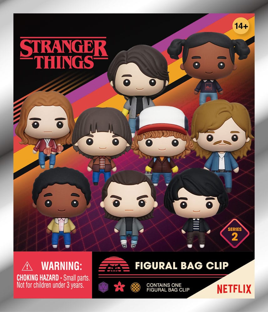 Stranger Things 3D PVC Bag Clips  Series 2 Display (24) P051291