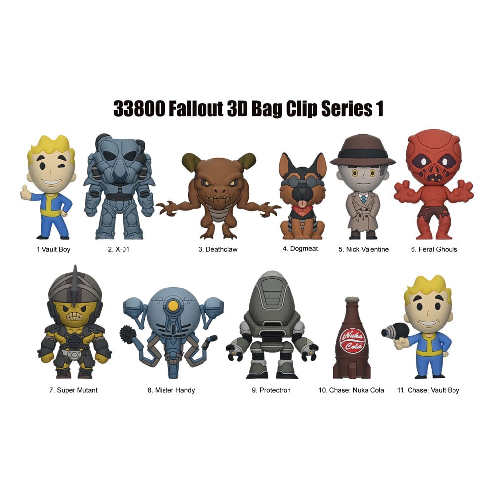 Fallout 3D Foam Bag Clips Series 1 Display (24) P065969