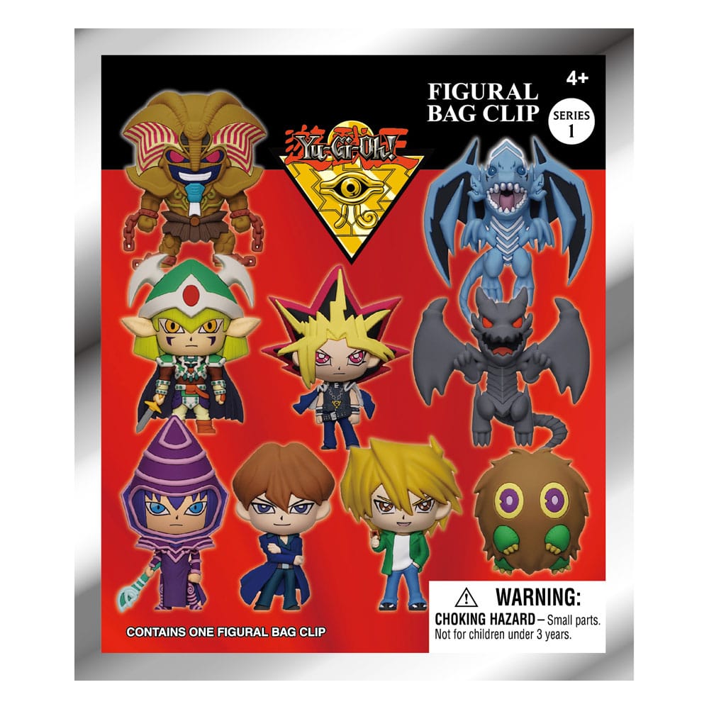 Yu-Gi-Oh 3D PVC Bag Clips Series 1 Display (24) P051319
