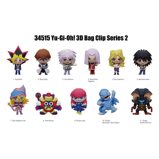 Yu-Gi-Oh PVC Bag Clips Series 2 Display (24) P051320