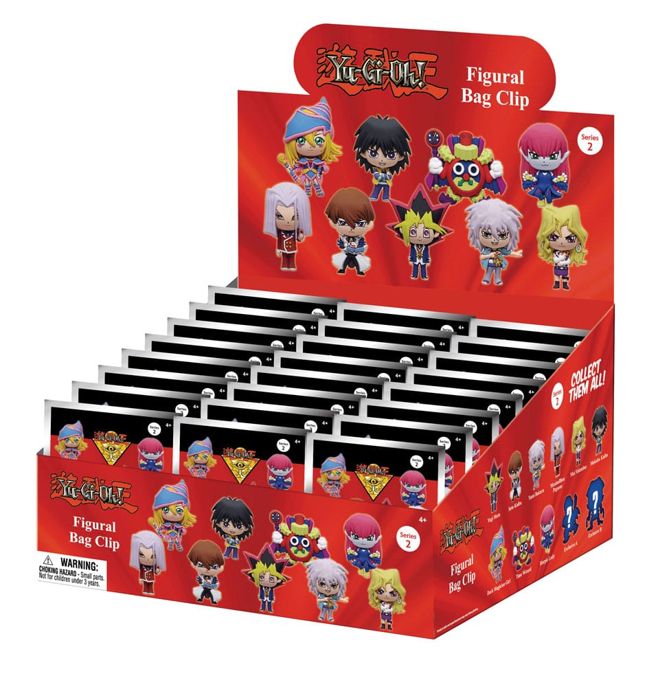 Yu-Gi-Oh PVC Bag Clips Series 2 Display (24) P051320